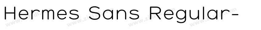 Hermes Sans Regular字体转换